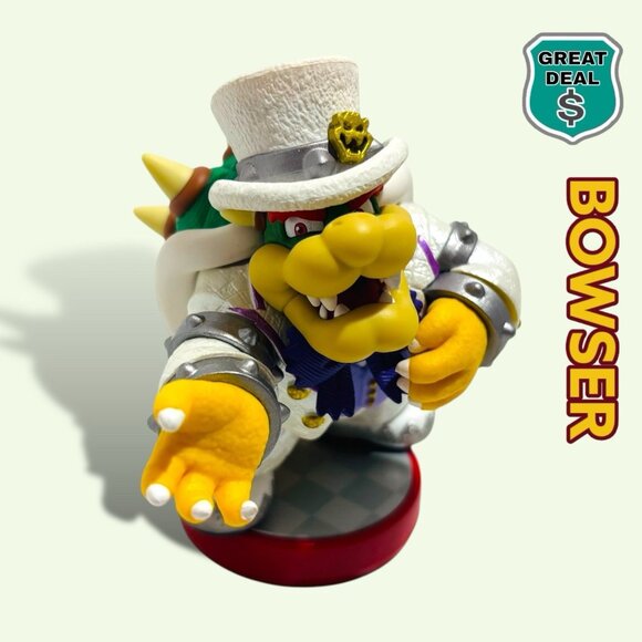 NINTENDO - Amiibo Super Mario Odyssey Bowser Wedding - Foto 7